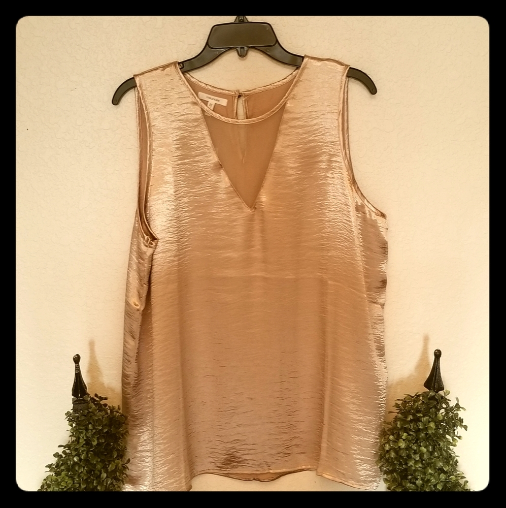 Satin tank top